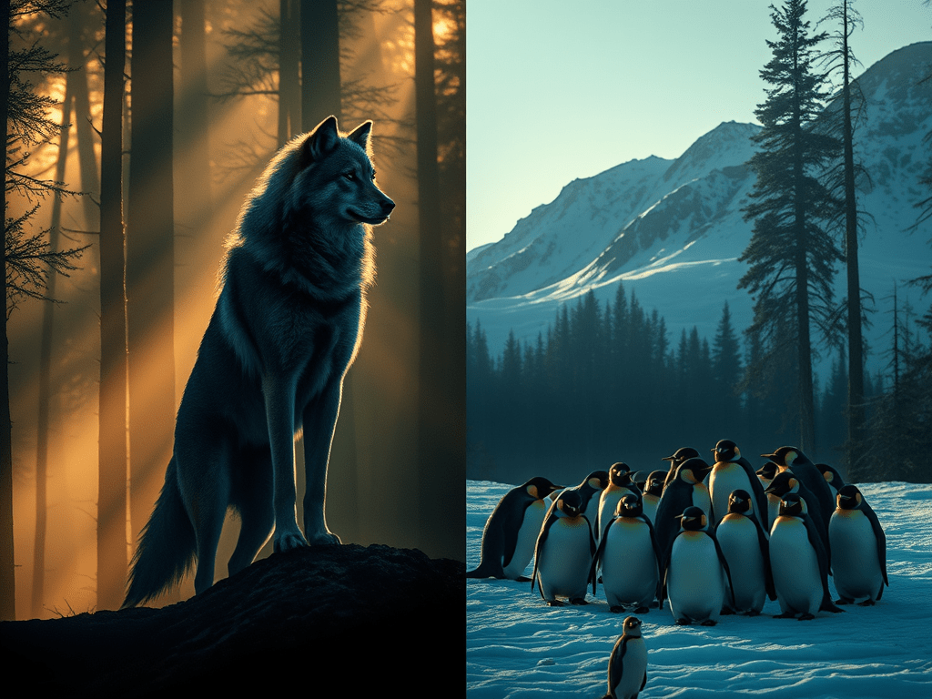 Why You Should Be The Lone Wolf and The Damn Penguin?